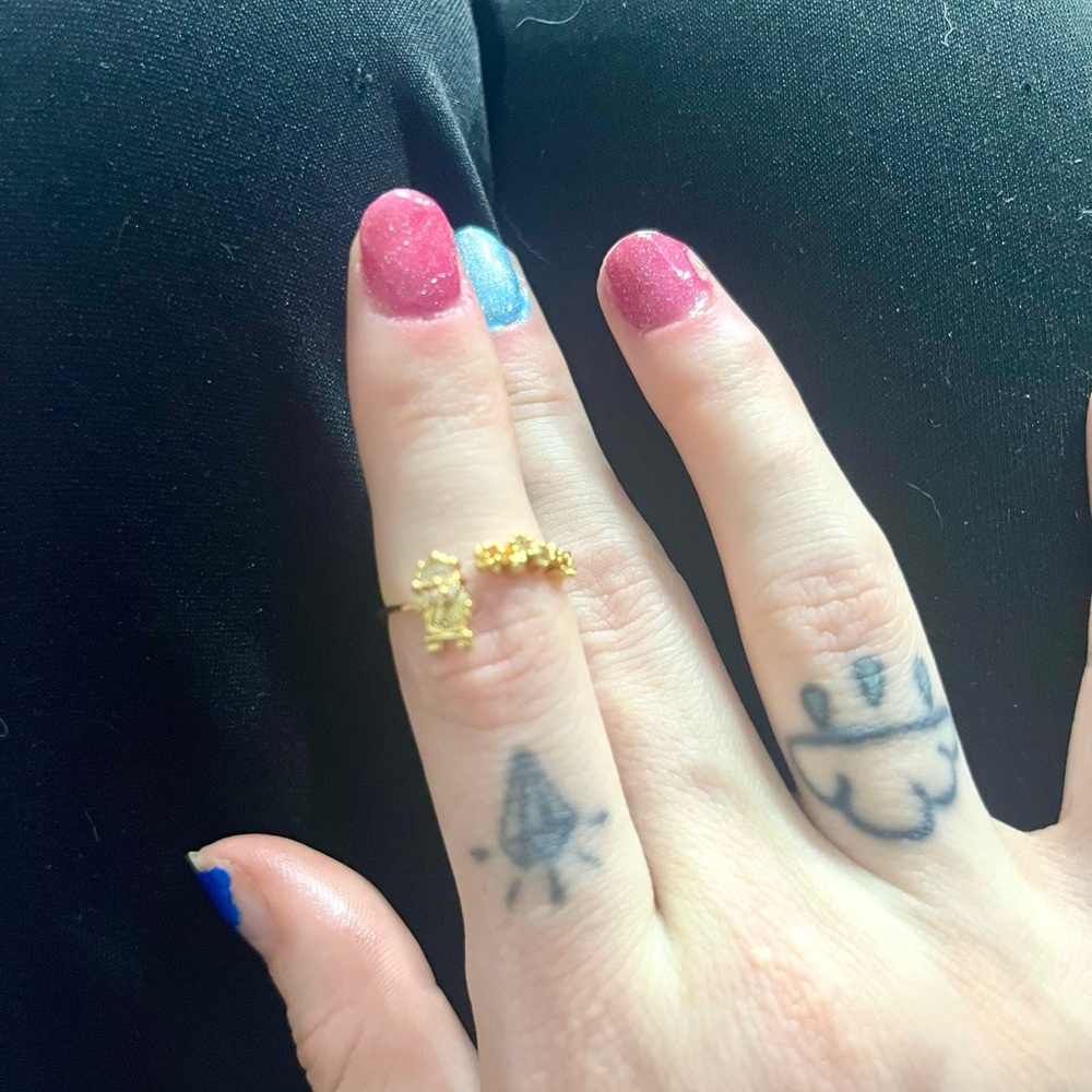 Beauty and The Beast Clock Ring
